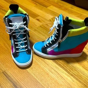 Giuseppe Zanotti wedge sneakers